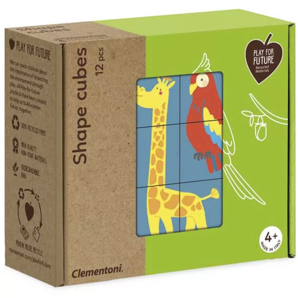 Cheap Brinquedos Clementoni Quebra-Cabeca Animais Shape Cubes