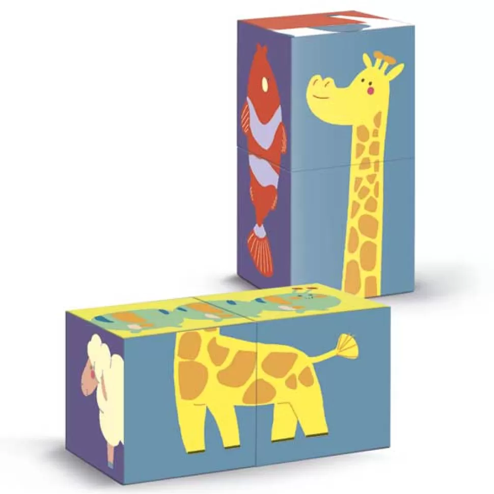 Cheap Brinquedos Clementoni Quebra-Cabeca Animais Shape Cubes