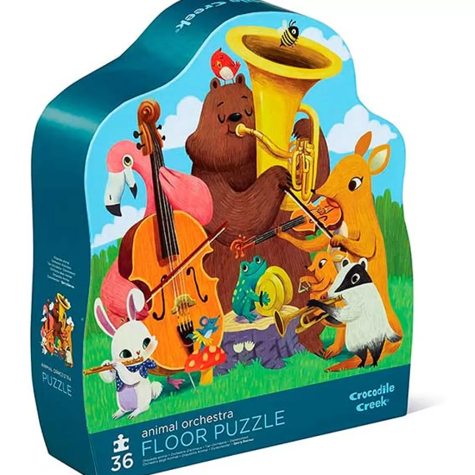 Outlet Brinquedos Crocodile Creek Quebra-Cabeca Animal Orchestra 36P Crocodile Creek