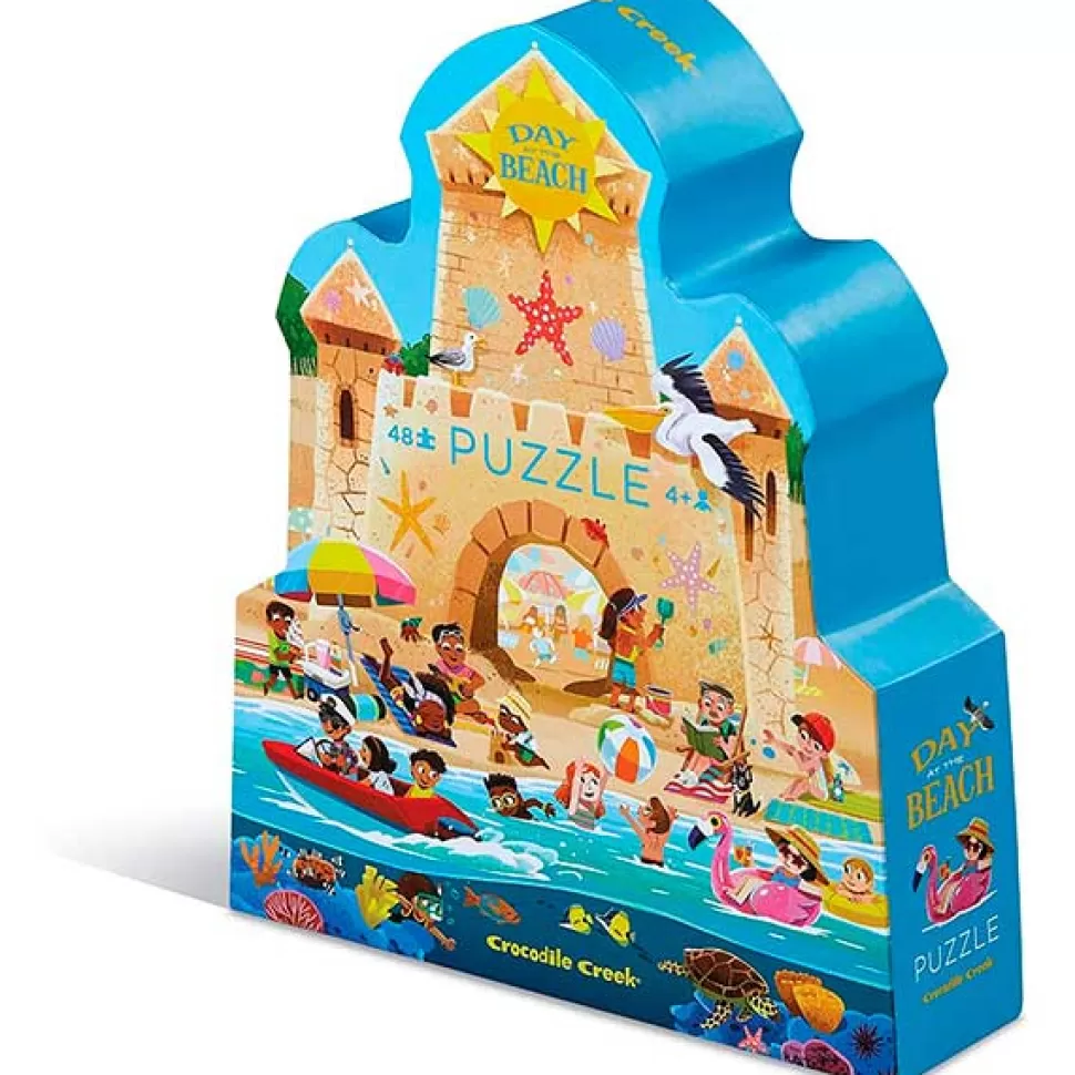 Hot Brinquedos Crocodile Creek Quebra-Cabeca Dia Do Praia 48P Crocodile Creek