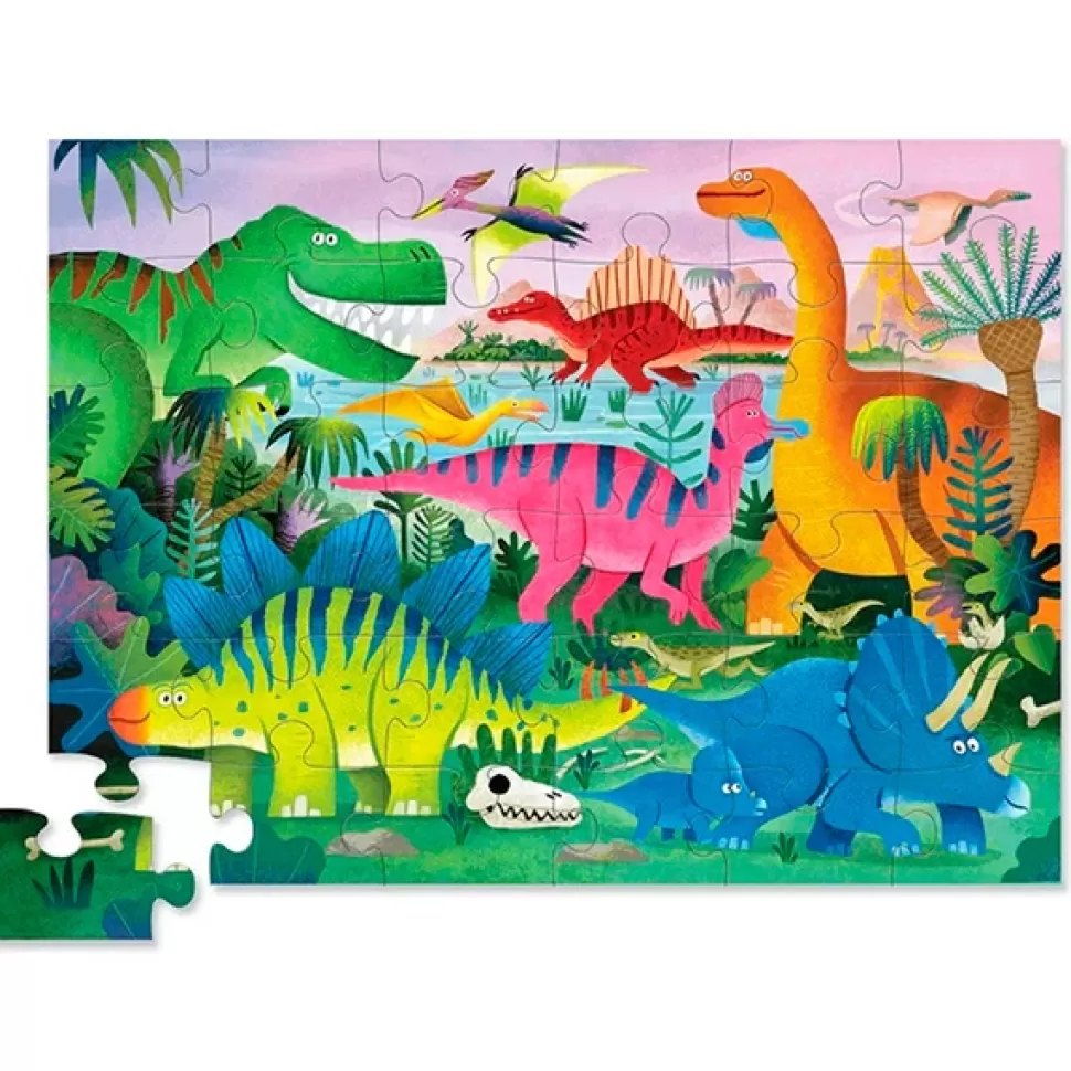 Fashion Brinquedos Crocodile Creek Quebra-Cabeca Dino Land 36 Pecas