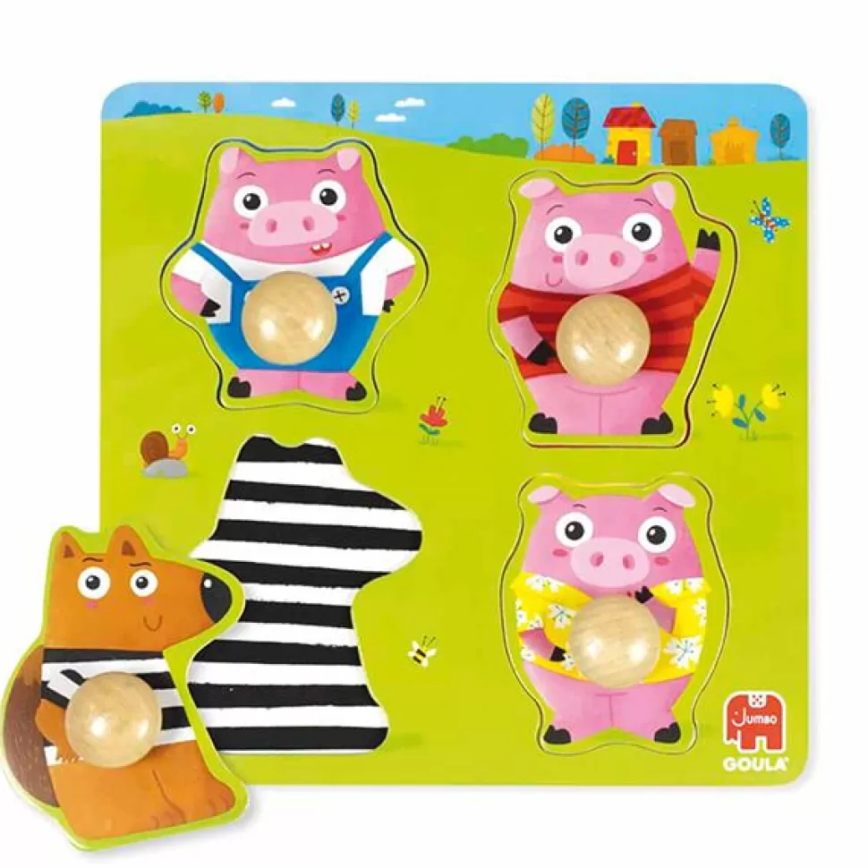 Flash Sale Brinquedos Goula Quebra-Cabeca Dos Tres Porquinhos
