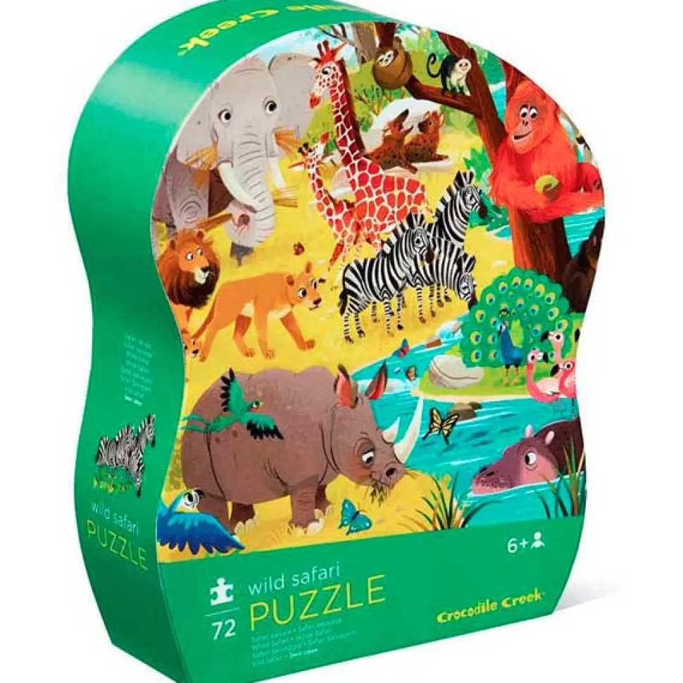 Cheap Brinquedos Crocodile Creek Quebra-Cabeca Wild Safari 72P