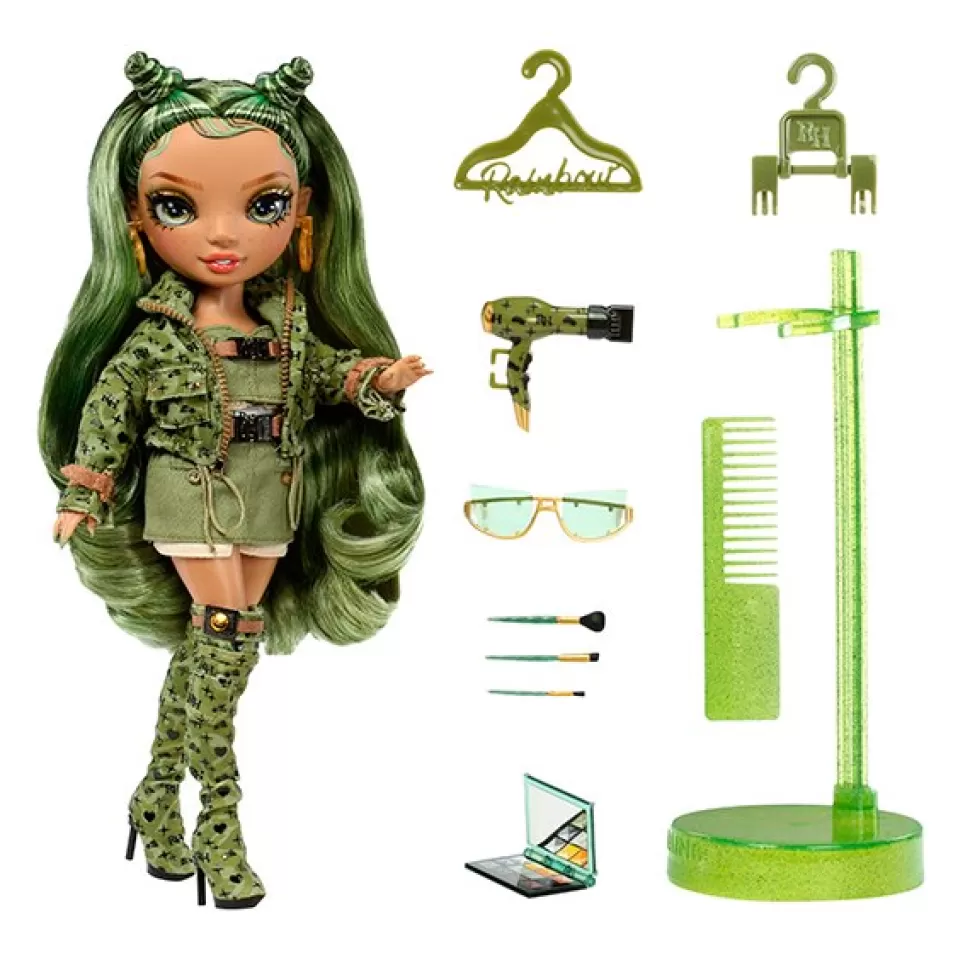 New Brinquedos Rainbow High Rainbow High Green Olivia Woods