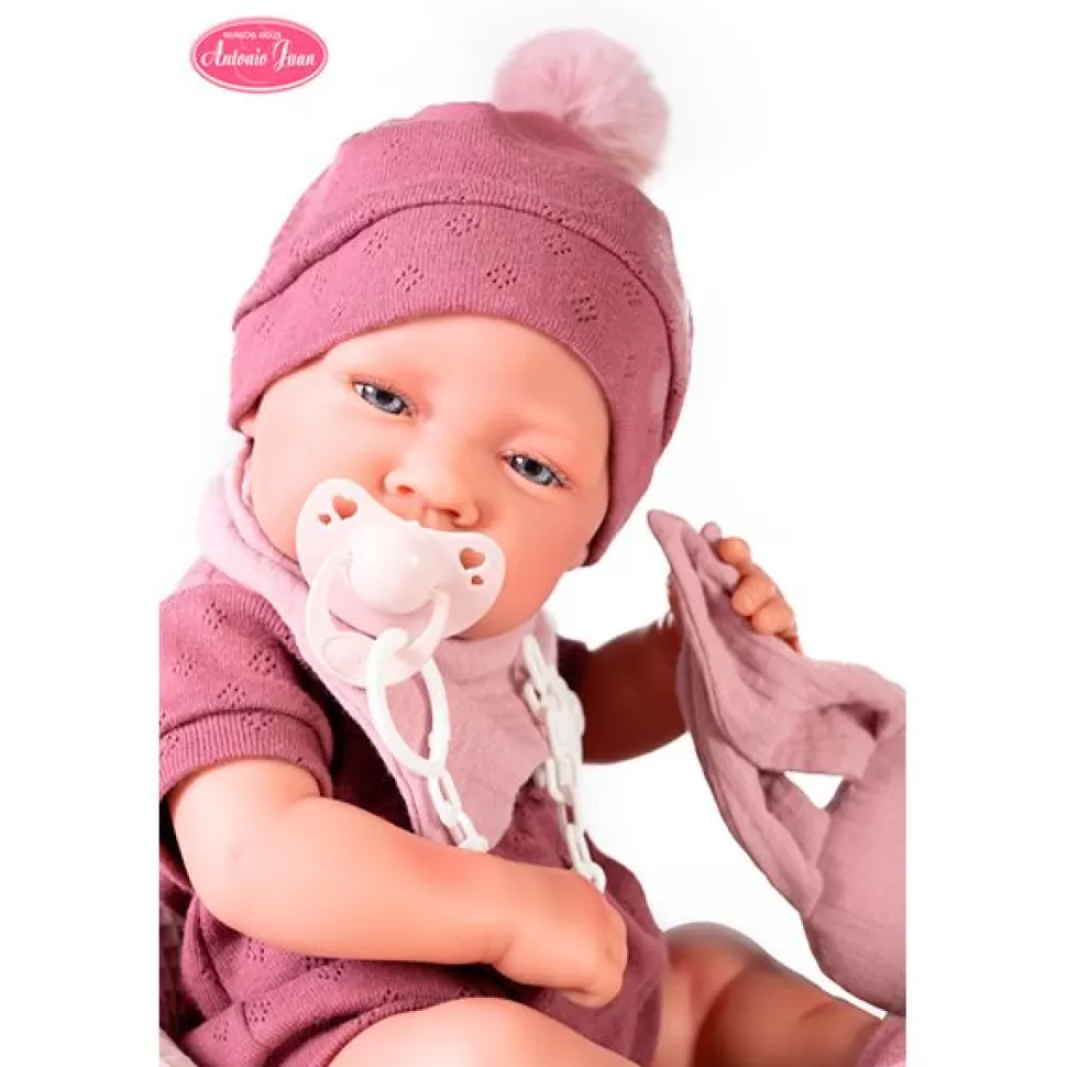 Brinquedos Antonio Juan Recem Nascido Com Dou Dou E Almofada Estrela 42Cm< Bonecas Bebé