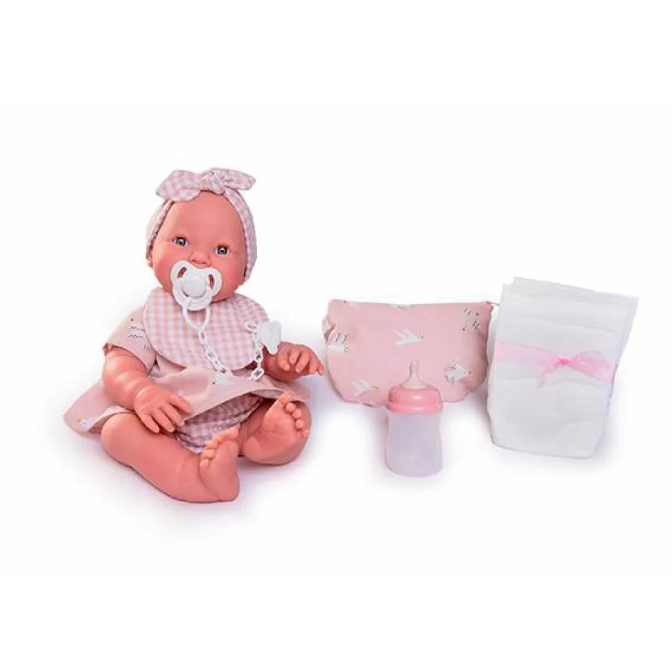Brinquedos Antonio Juan Recem-Nascido Mia Pees Com Saco 42Cm< Bonecas Bebé