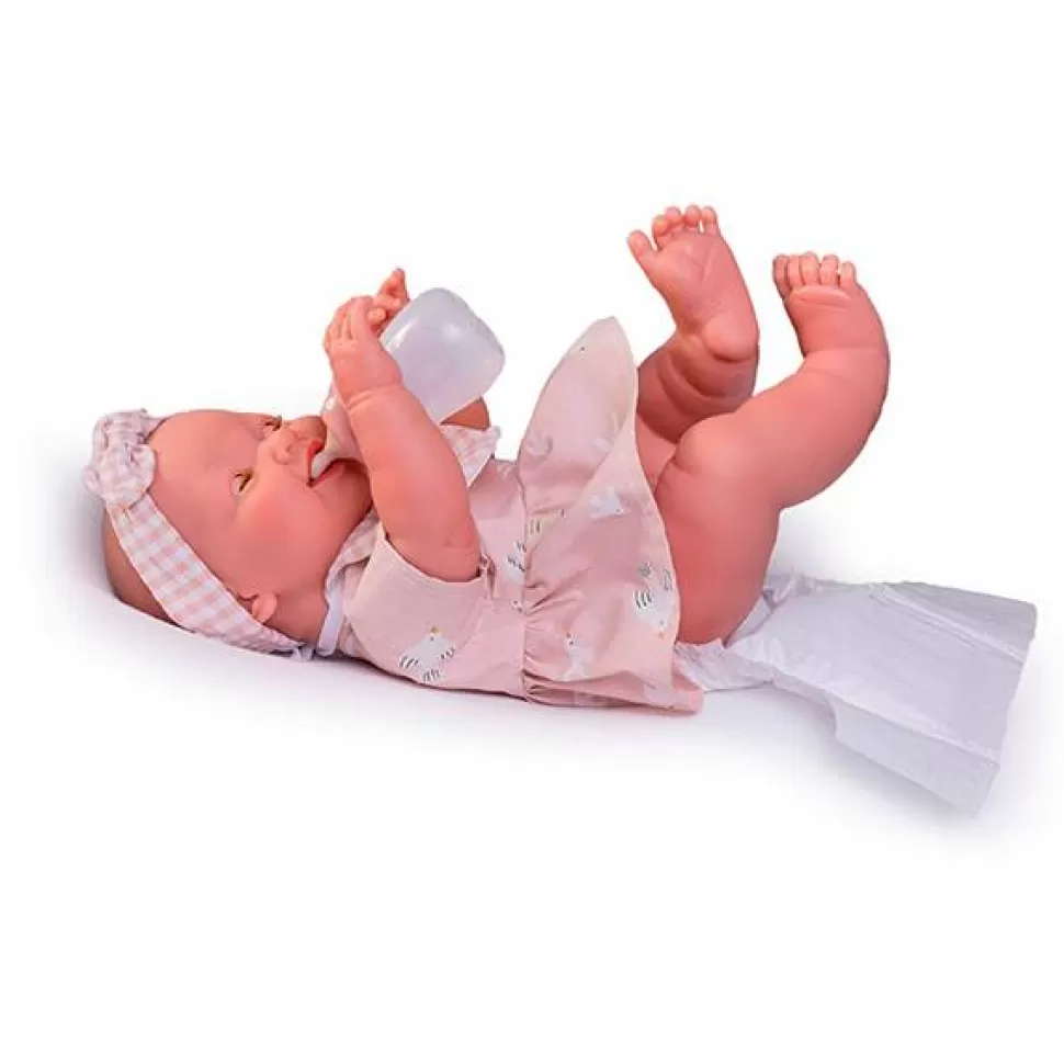 Brinquedos Antonio Juan Recem-Nascido Mia Pees Com Saco 42Cm< Bonecas Bebé