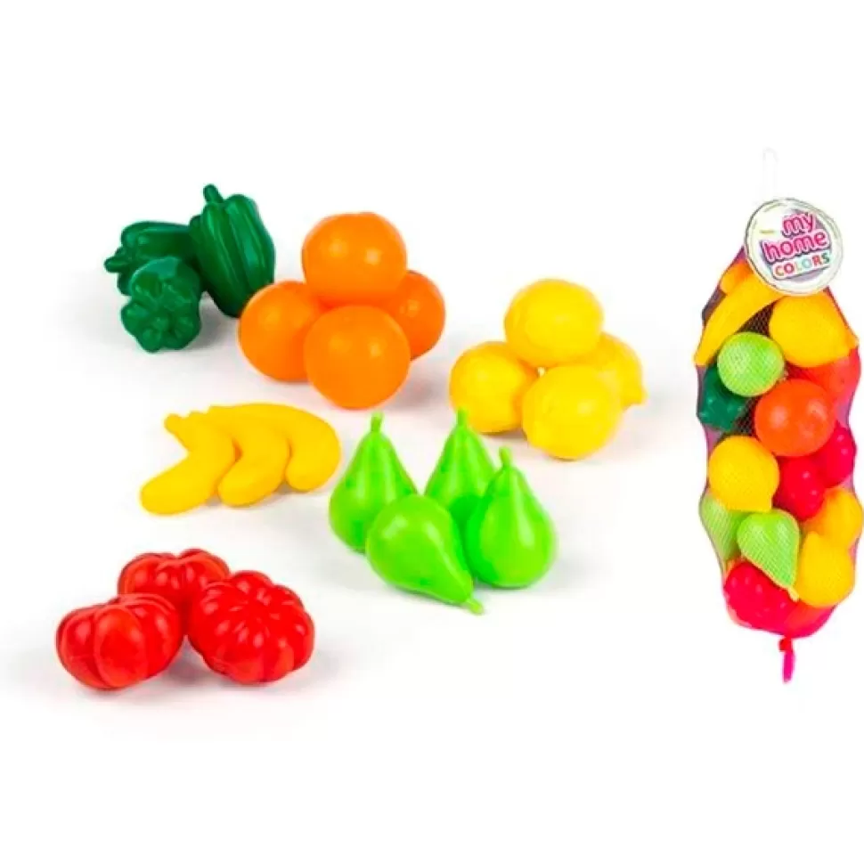 Brinquedos Vicam Rede Com Frutas E Legumes< Brinquedos De Cozinha
