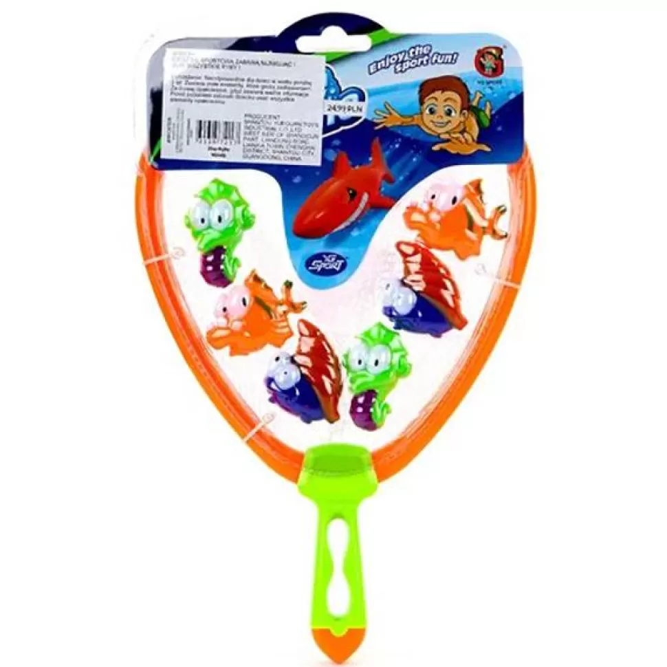 * Rede De Pesca De Peixe< Brinquedos Piscina