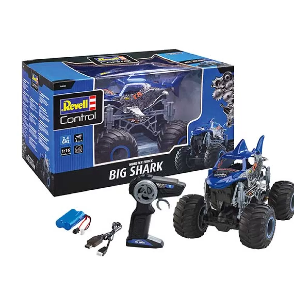 Brinquedos Revell Revell Carro Rc Monster Truck Big Shark 1:16< Brinquedos De Carros