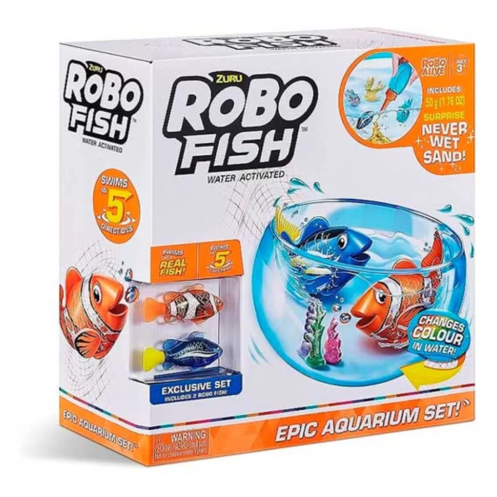 Brinquedos Robofish Robo Fish Super Aquarium< Brinquedos Roboticos