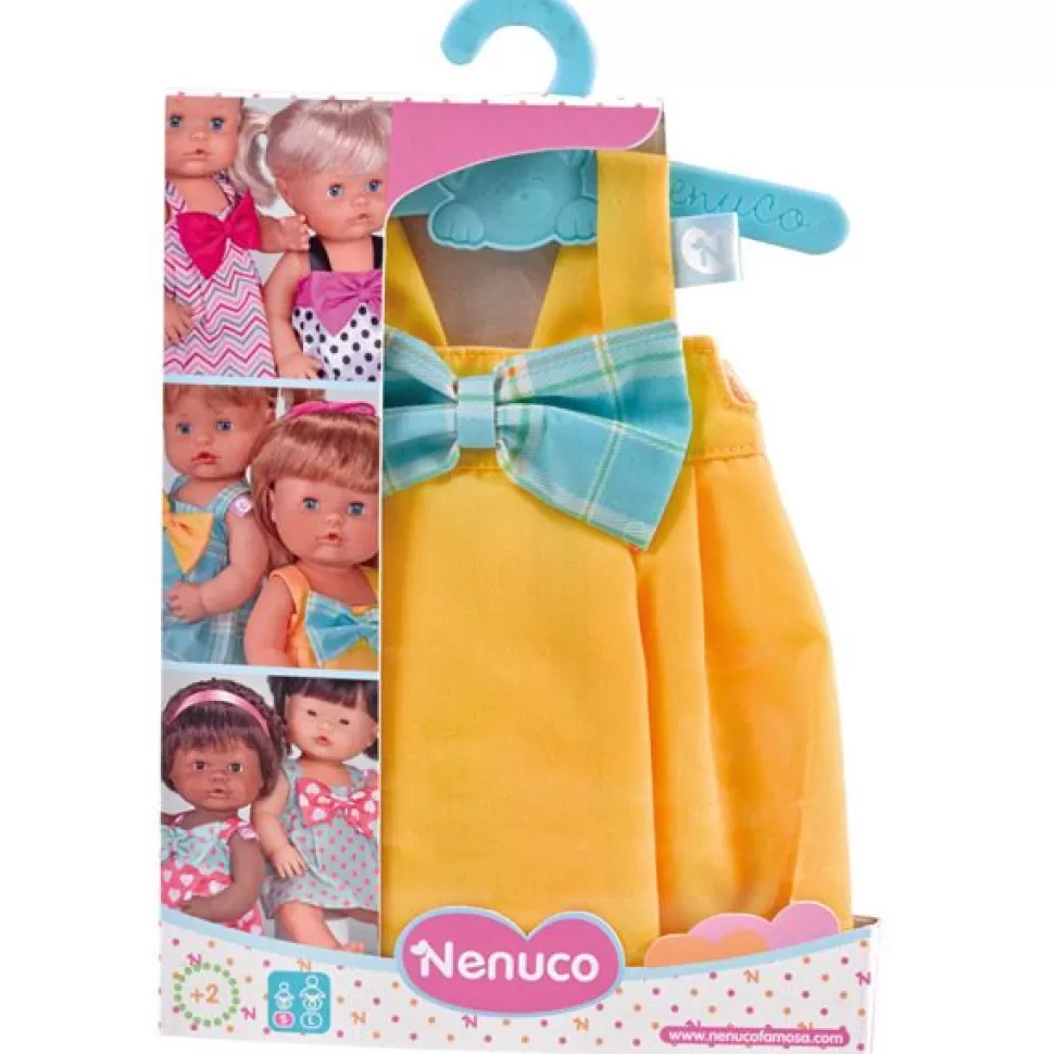 Brinquedos Nenuco Roupa Nenuco Amarelo Com Laco 42Cm< Bonecas Bebé