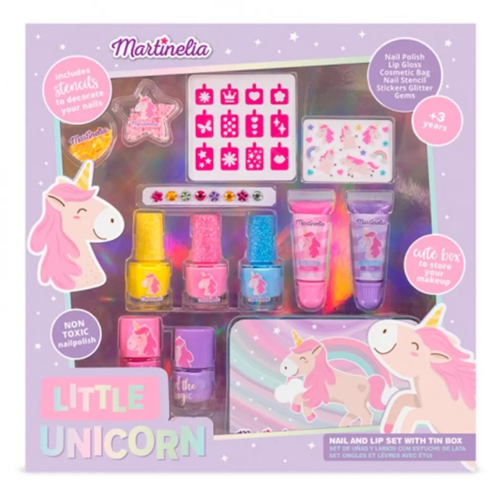 Brinquedos Aquarius Cosmetic Set Nails E Labios De Unicórnio Martinelia< Brinquedos Unicórnios