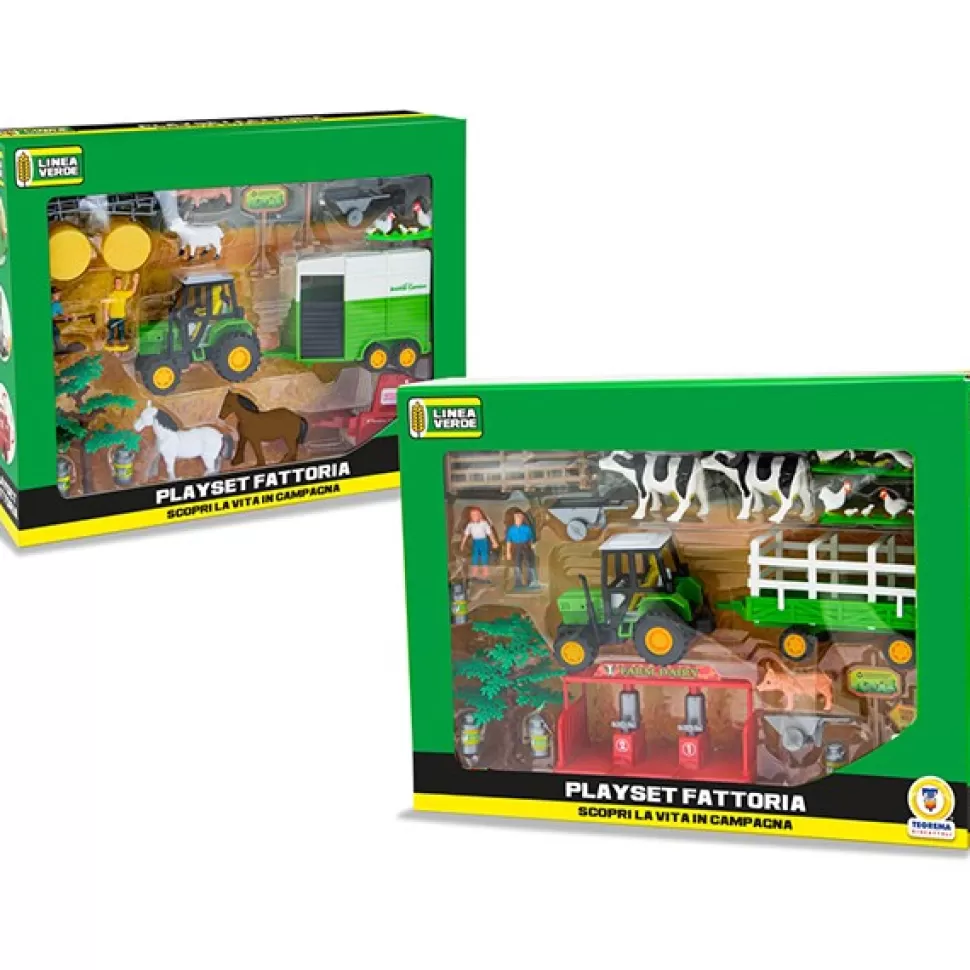 * Set Playset A Fazenda< Brinquedos De Tratores