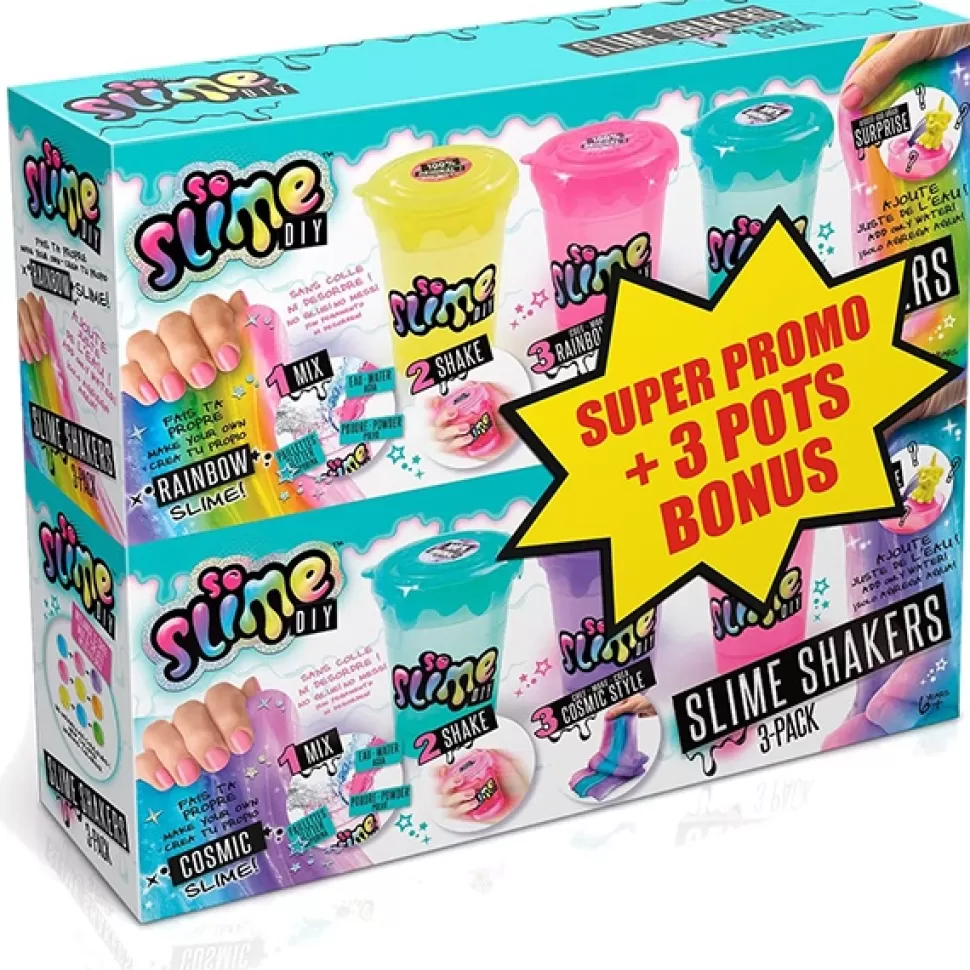 Brinquedos So Slime DIY Slime Shakers 3+3< Brinquedos De Slime