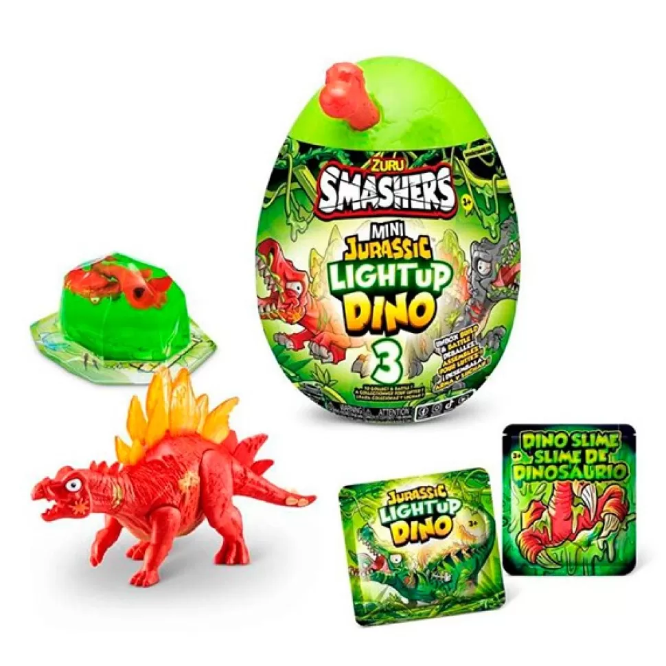 Brinquedos Smashers Smashers Dino Jurassic Surprise Ovo Com Luz< Brinquedos De Dinossauros