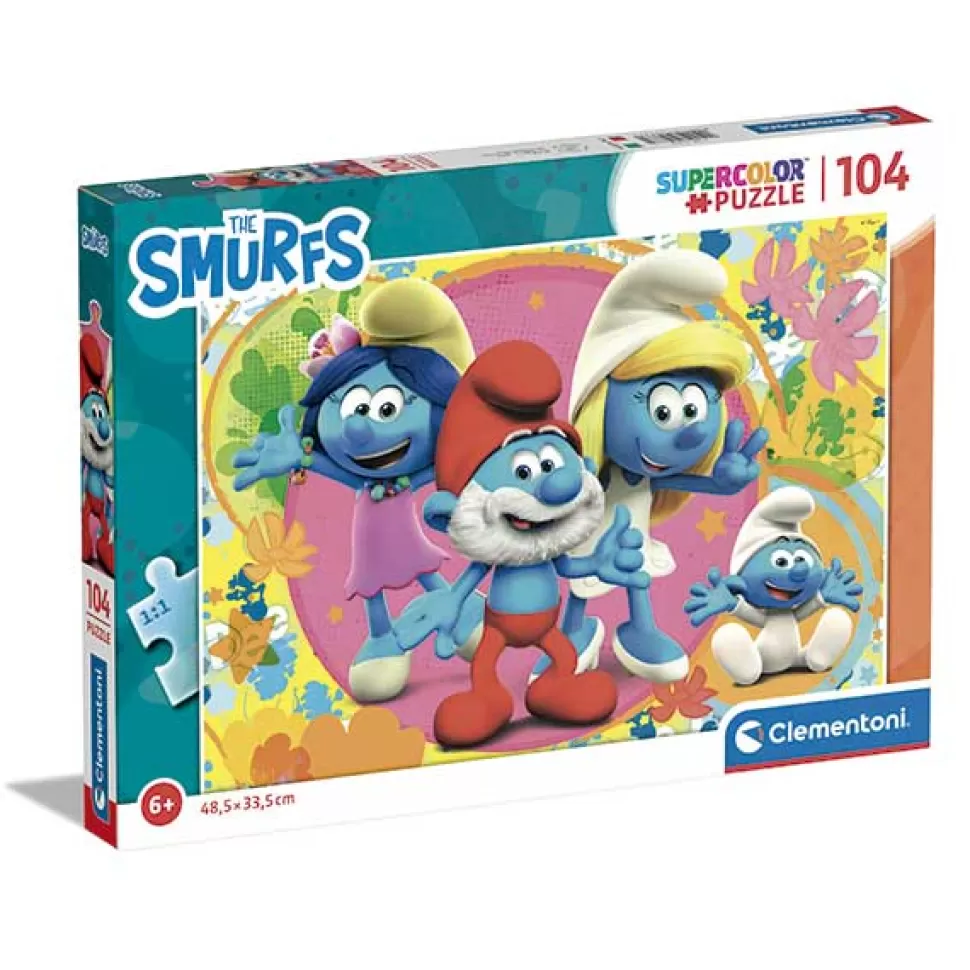 New Brinquedos Smurfs Smurfs Puzzle 104P