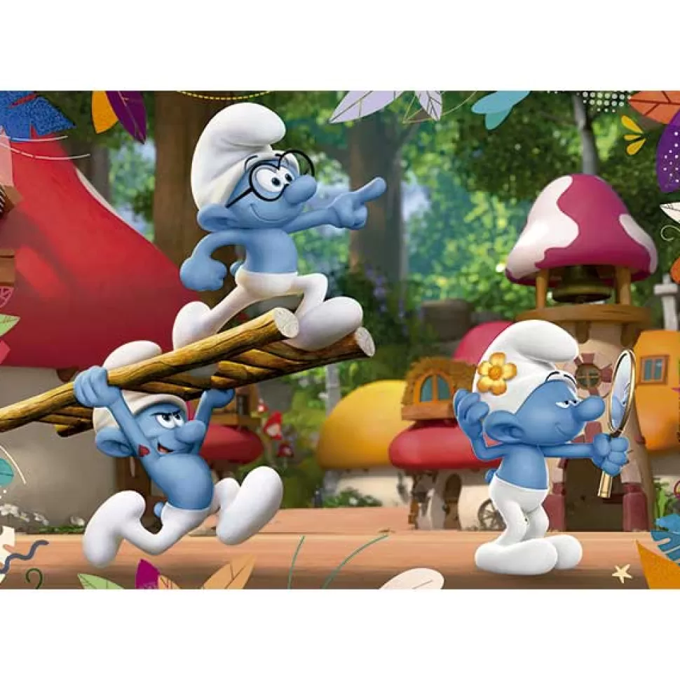 Flash Sale Brinquedos Smurfs Smurfs Puzzle 2X20P