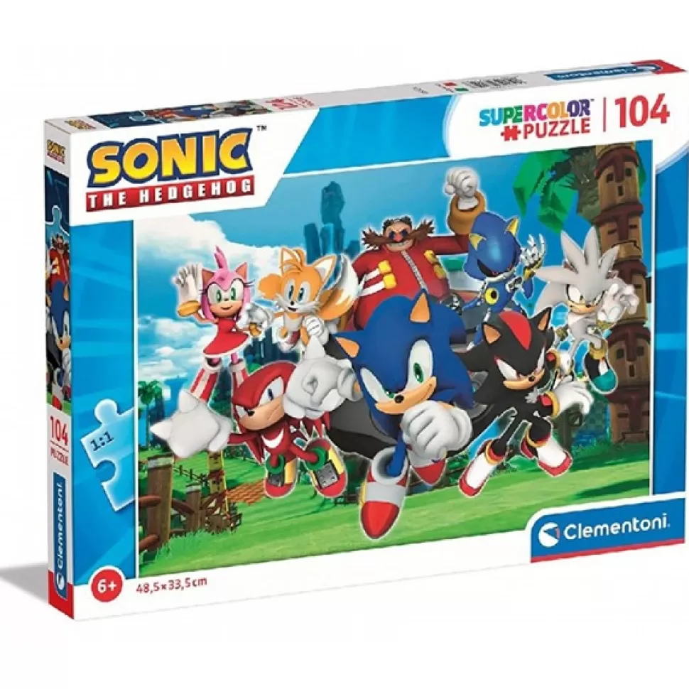 Flash Sale Brinquedos Sonic Sonic Puzzle 104P