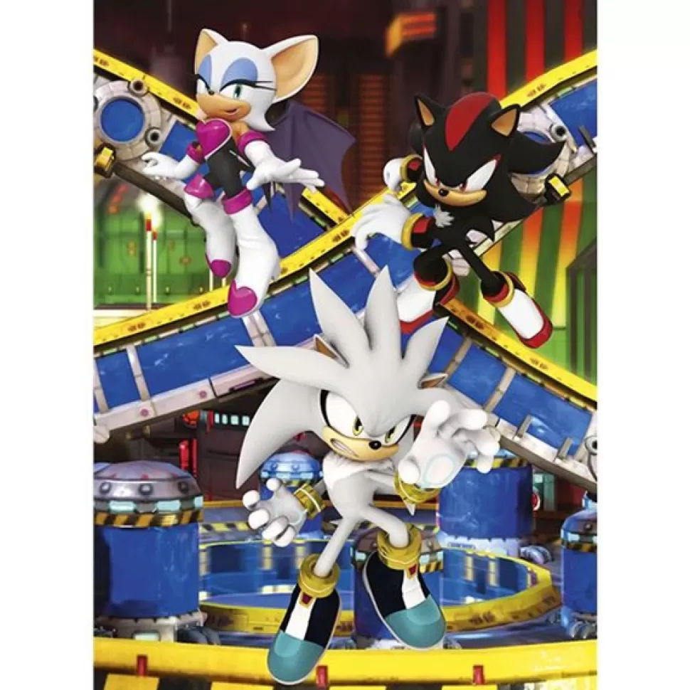 Hot Brinquedos Sonic Sonic Puzzle 3X48P