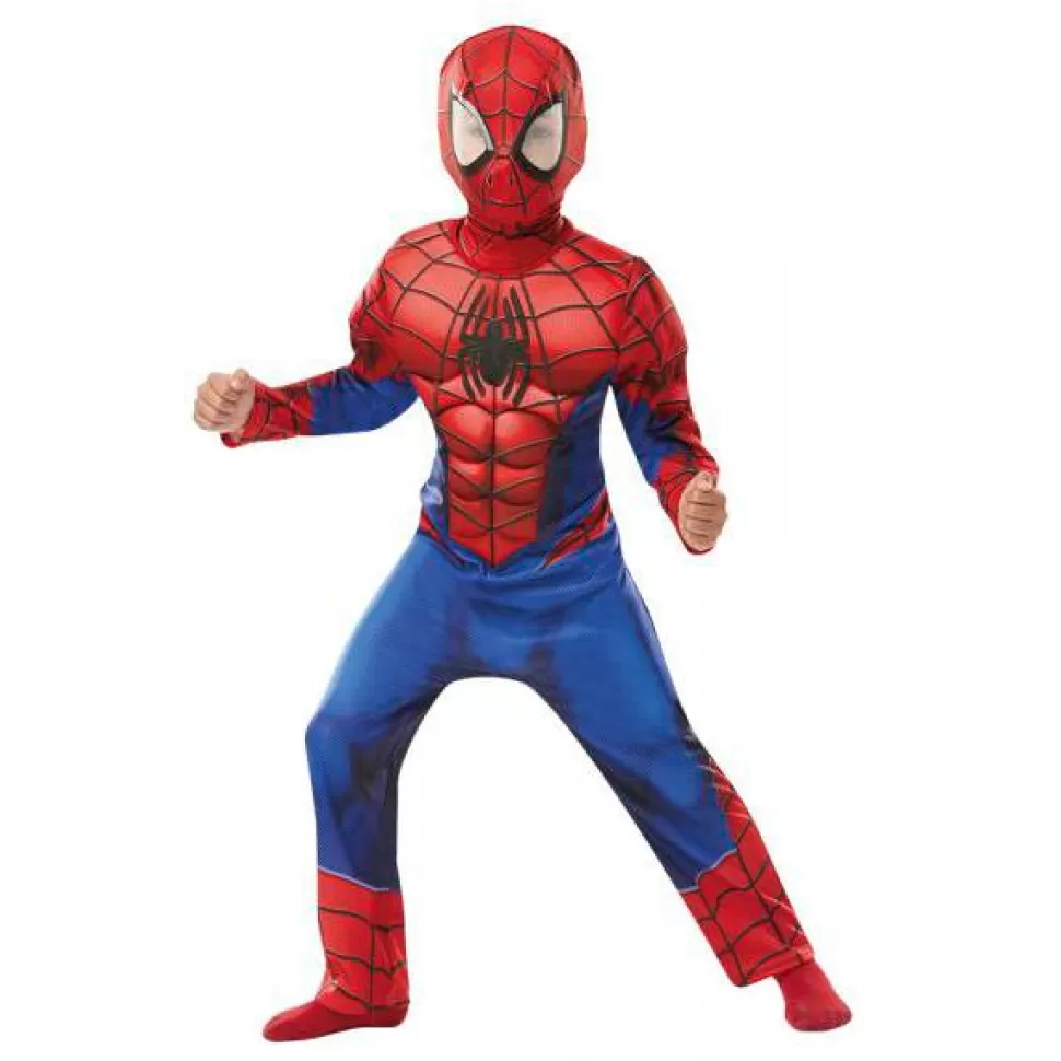 Fashion Brinquedos Homem Aranha Spiderman Disfarce Deluxe 5-6 Anos