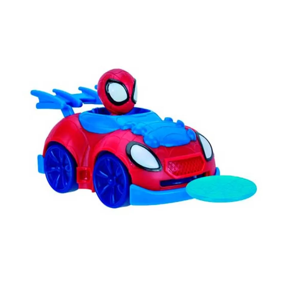 Brinquedos Homem Aranha Spidey Mini Veiculo Com Discos De Disparo< Brinquedos De Carros