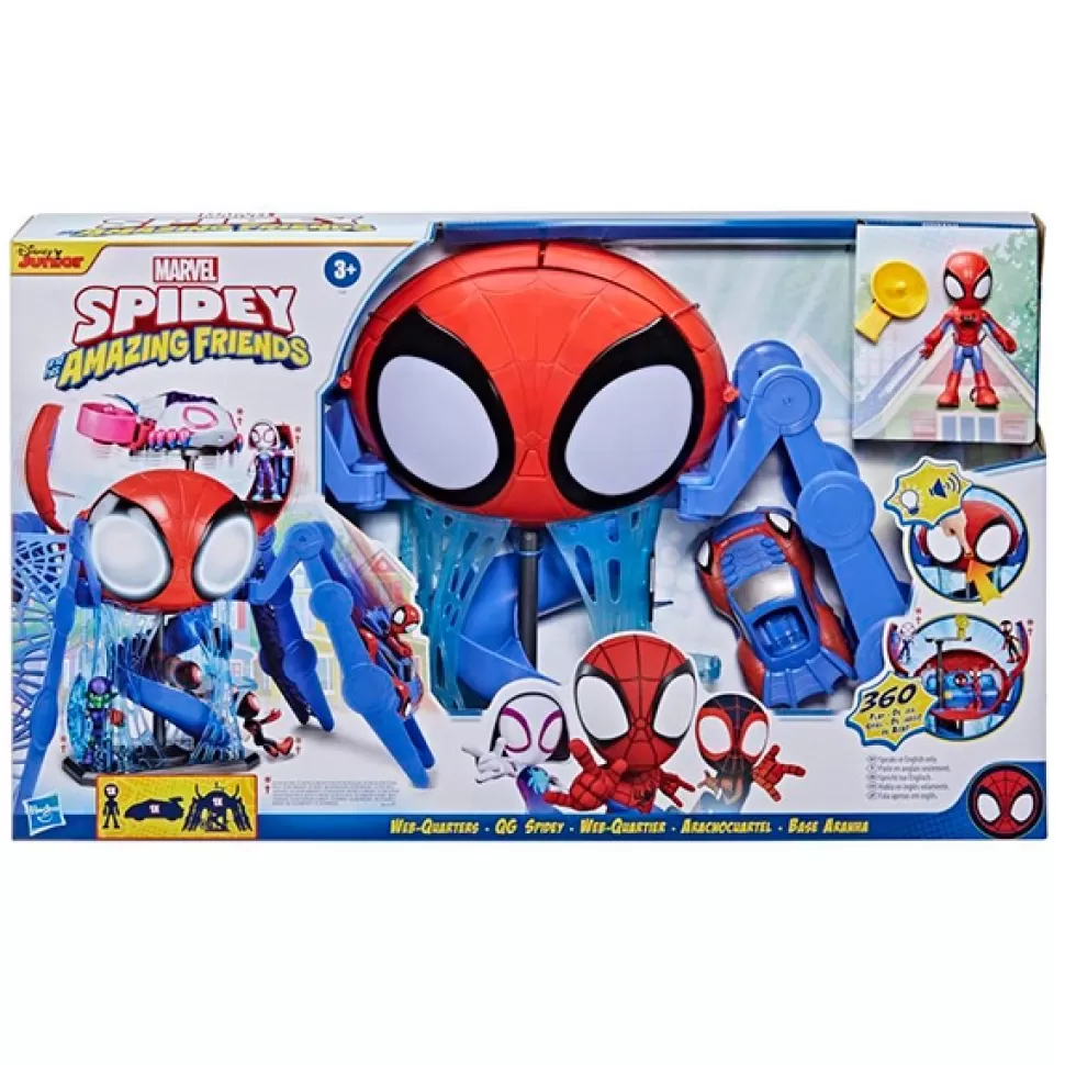 Brinquedos Homem Aranha Spidey Webquarters Aracnocuartel< Brinquedos Super-Heróis