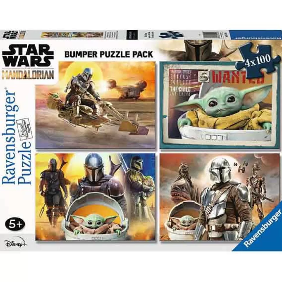Store Brinquedos Star Wars Star Wars Puzzle 4X100P The Mandalorian