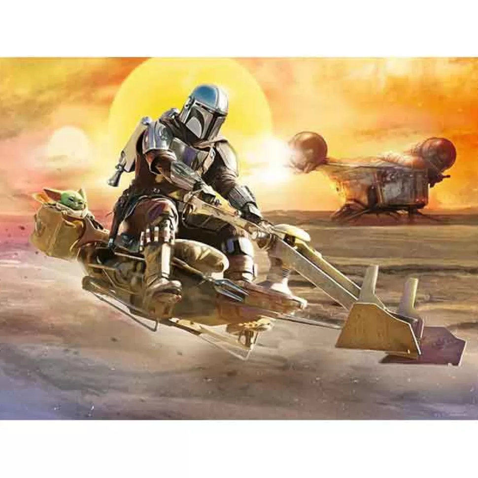 Store Brinquedos Star Wars Star Wars Puzzle 4X100P The Mandalorian