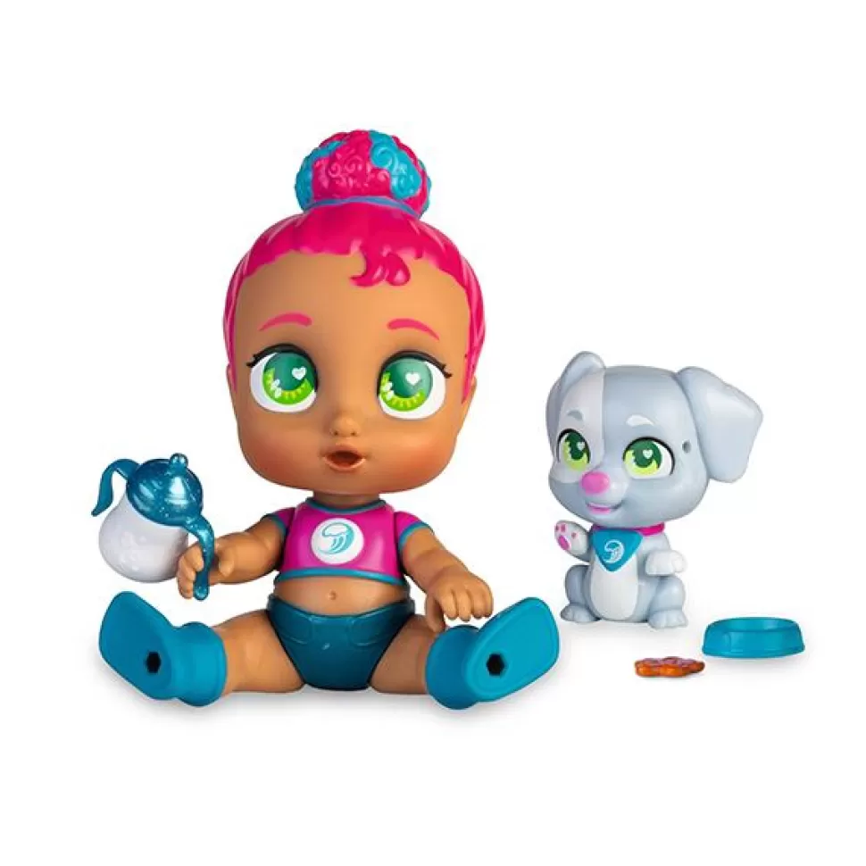 Discount Brinquedos Super Cute Super Cute Mini Boneca Glitzy Cool Com Animal De Estimacao 12Cm