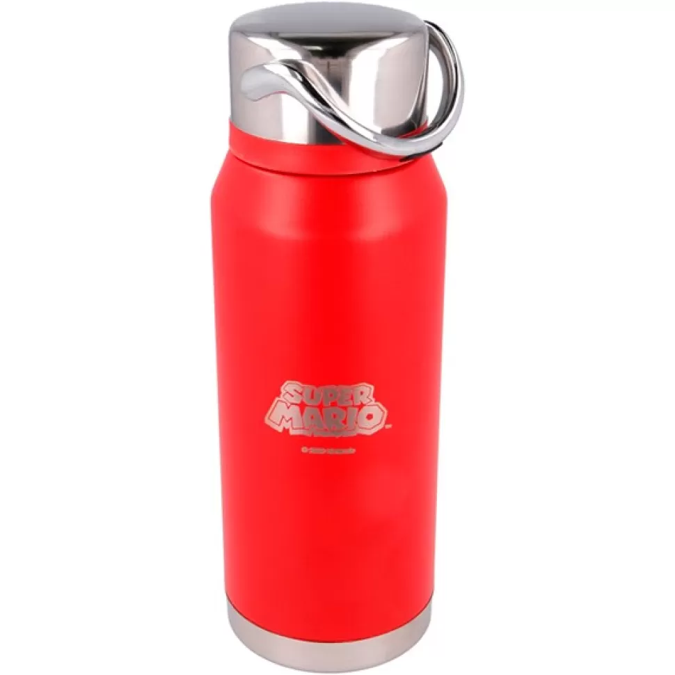 Brinquedos Mario Bros Super Mario Garrafa Termica Aco Inoxidavel 505Ml< Brinquedos De Cozinha