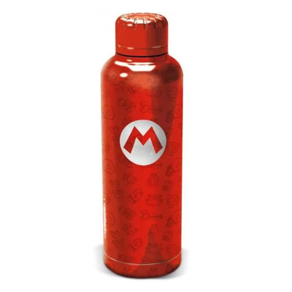 Brinquedos Mario Bros Super Mario Garrafa Termica Aco Inoxidavel 515Ml< Brinquedos De Cozinha