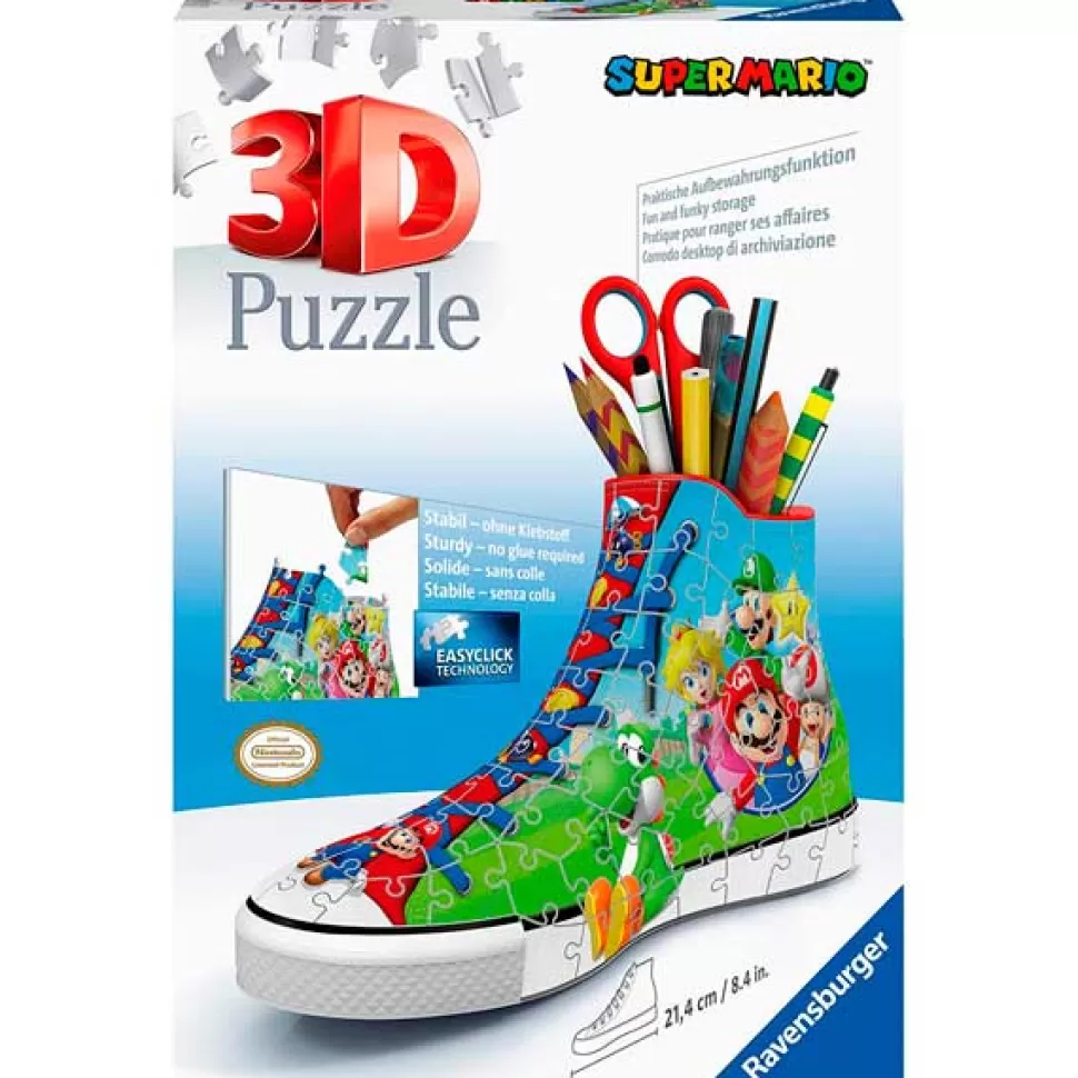 Clearance Brinquedos Mario Bros Super Mario Puzzle 3D Sneaker 108P