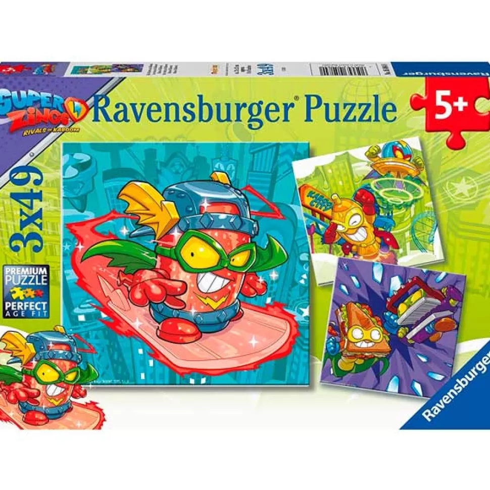Hot Brinquedos SuperZings Super Zings Puzzle 3X49P