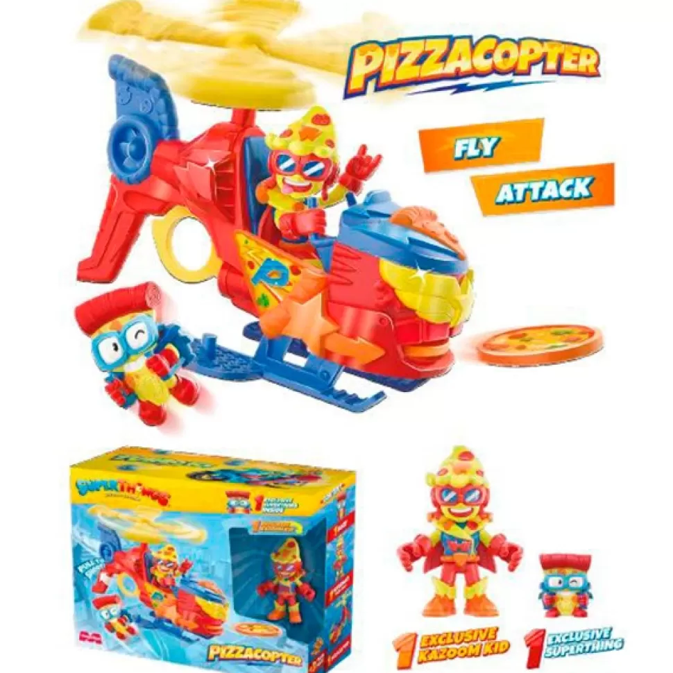 Brinquedos SuperZings Superthings Pizzacopter< Brinquedos Surpresa
