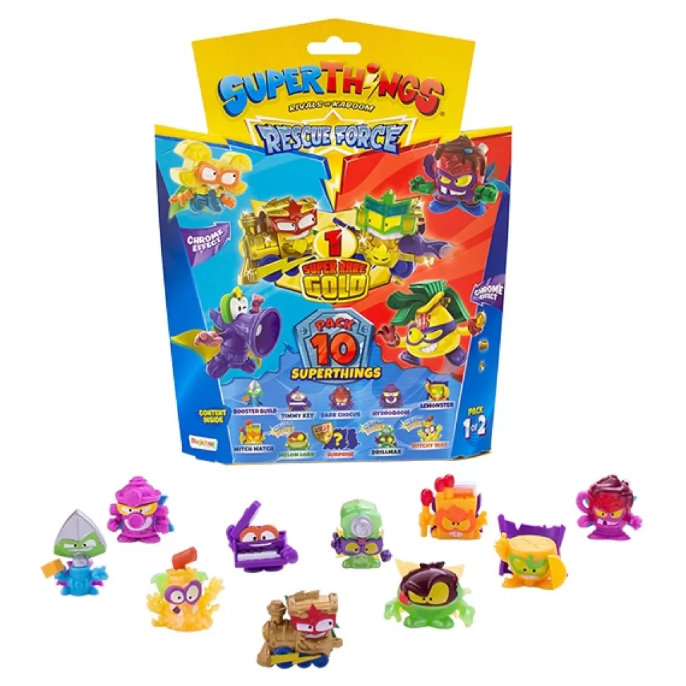 Brinquedos SuperZings Superthings Rescue Force Pack 10 #1< Brinquedos Surpresa