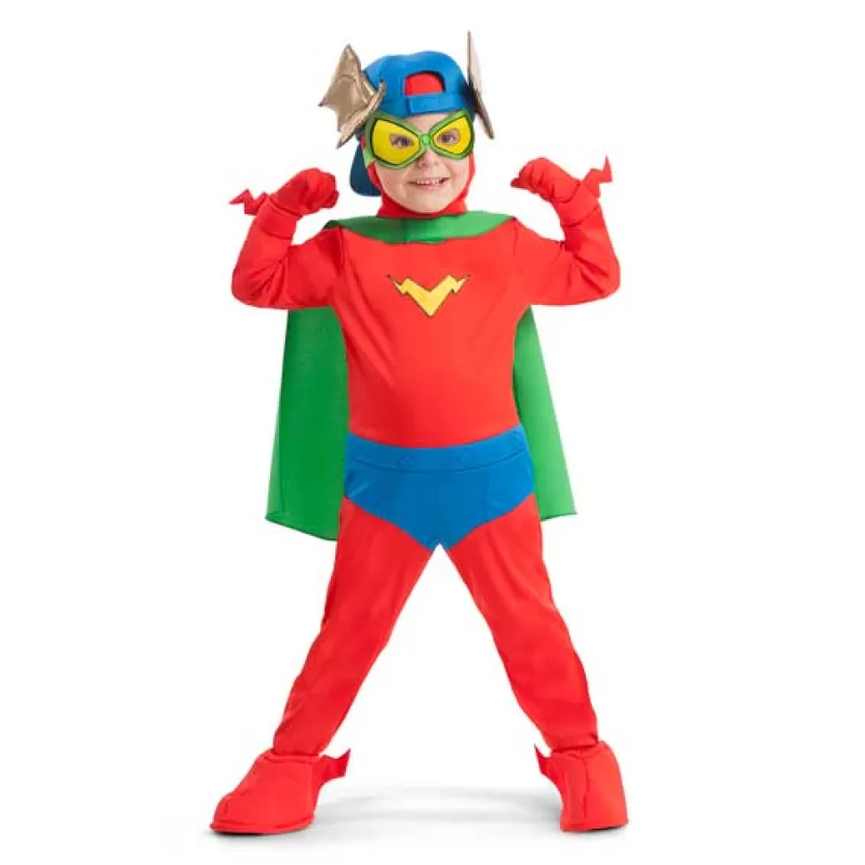 Hot Brinquedos SuperZings Superzings Disfarce Infantil Kid Fury 4-5 Anos