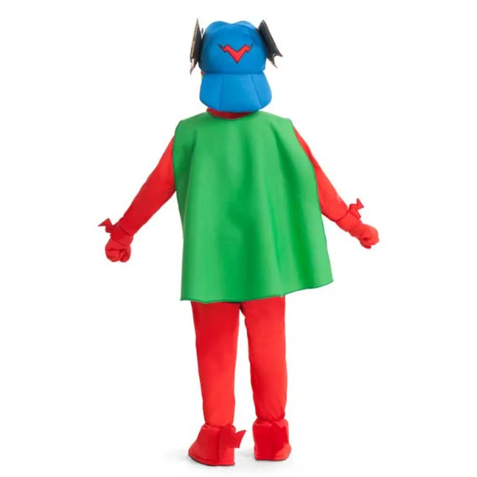 Hot Brinquedos SuperZings Superzings Disfarce Infantil Kid Fury 4-5 Anos