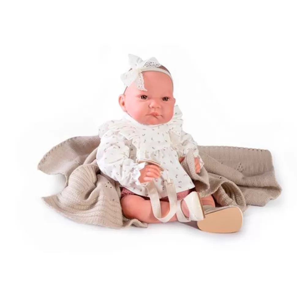 Brinquedos Antonio Juan Sweet Reborn Nica Com Manta 40 Cm< Bonecas Bebé