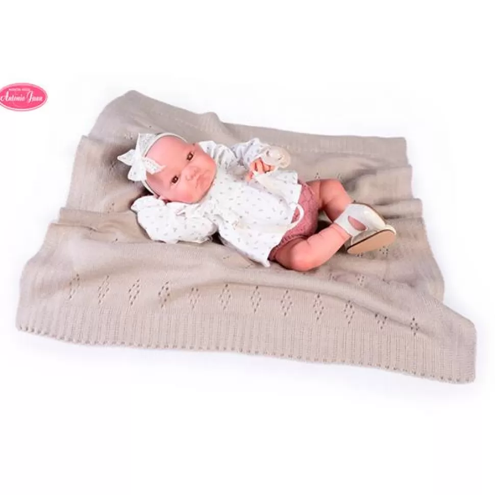 Brinquedos Antonio Juan Sweet Reborn Nica Com Manta 40 Cm< Bonecas Bebé