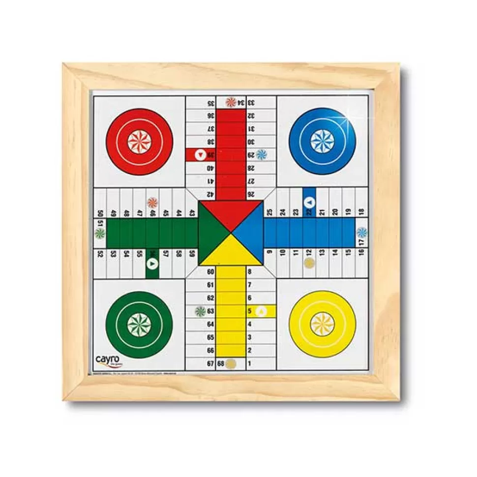 Discount Brinquedos Cayro Tabuleiro Crystal Parcheesi 4-6 Jogadores