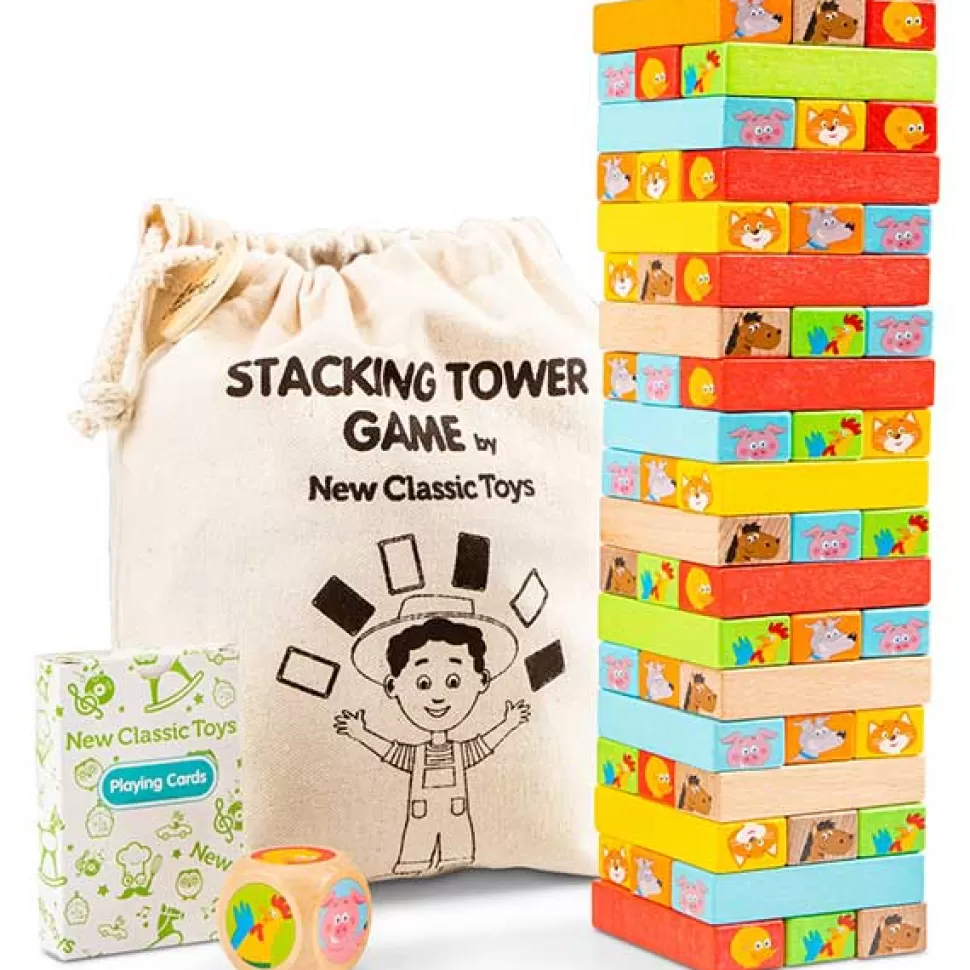 Cheap Brinquedos New Classic Toys Torre De Bloco De Madeira