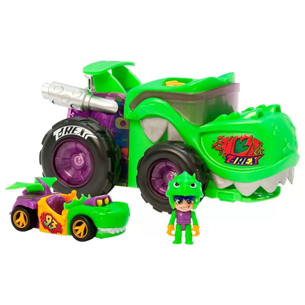 Brinquedos T-Racers T-Racers Mega Wheels T-Rex< Brinquedos Surpresa