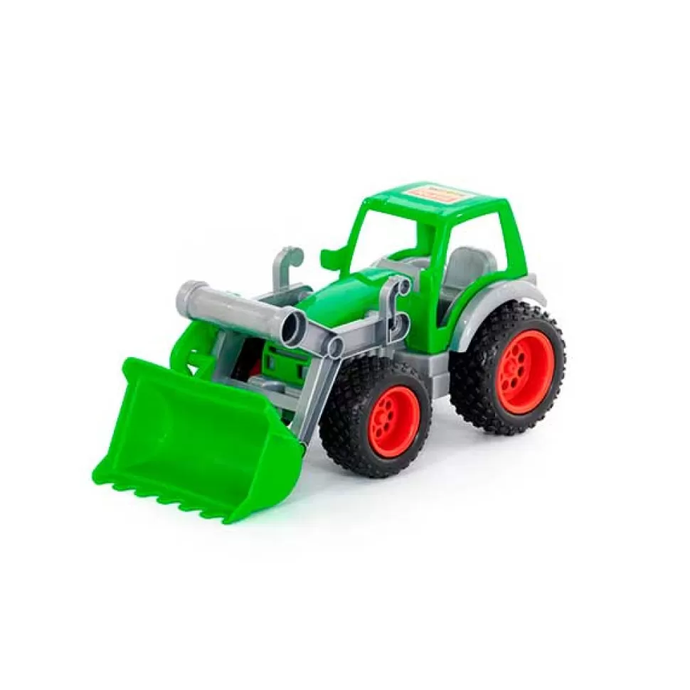 Brinquedos Wader Trator Verde Com Pa Frontal 32Cm< Brinquedos De Tratores