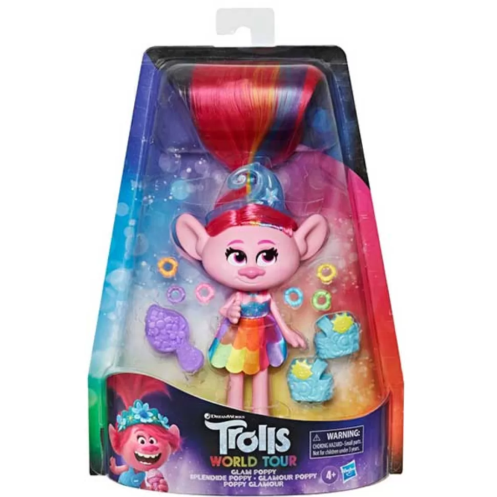 Brinquedos Trolls Trolls Figura Poppy Fashion Rock Com Acessorios< Bonecas Para Pentear