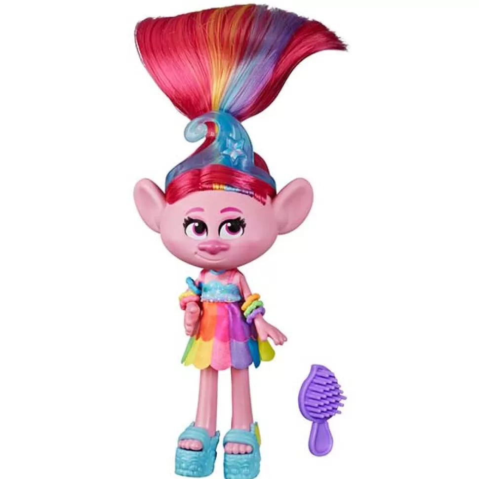 Brinquedos Trolls Trolls Figura Poppy Fashion Rock Com Acessorios< Bonecas Para Pentear