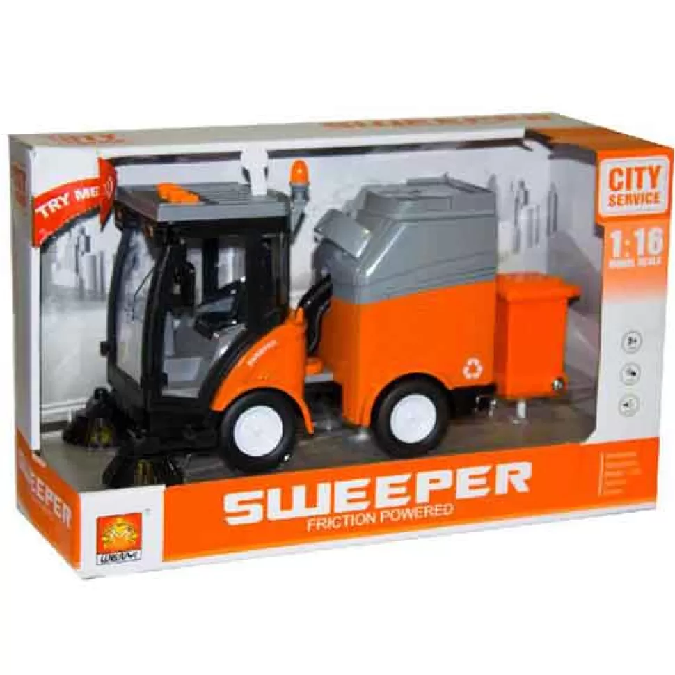 * Truck Garbage Friccio Lights And Sounds 1:16< Brinquedos De Carros