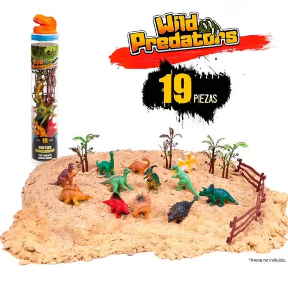 Brinquedos World Brands Tubo 19P Figuras De Dinosaurios< Brinquedos De Dinossauros