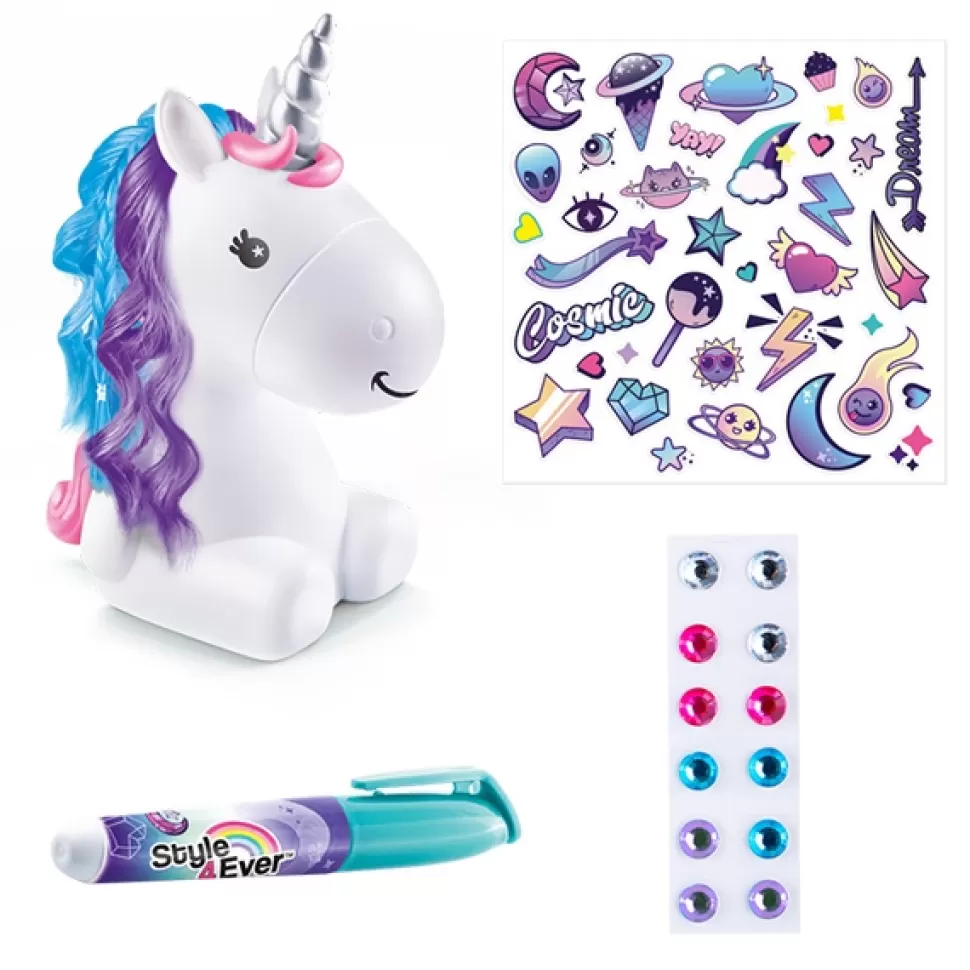 Brinquedos So Slime DIY Unicórnio Faca Voce Mesmo Luz Cosmica Style 4 Ever< Brinquedos Unicórnios