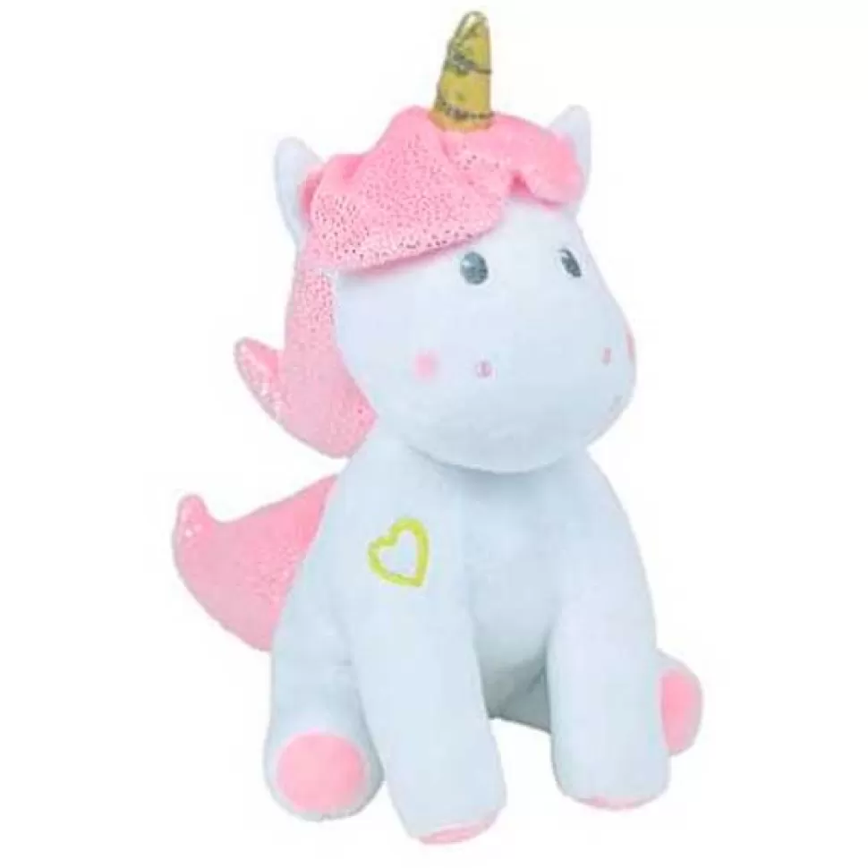 Hot Brinquedos Jemini Unicórnio Peluche Musica E Luz 24Cm